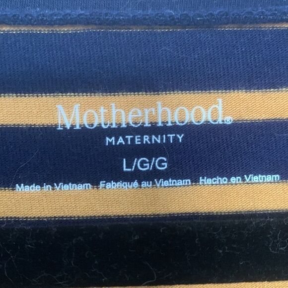 Motherhood  Maternity Striped Ruched Top - Picture 4 of 4